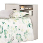 HomeStock Laminated Particleboard Twin Kids Headboard with Storage