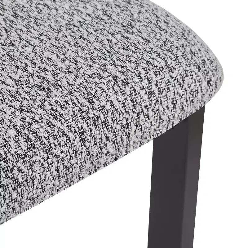 Christopher Knight Home Astura Iron Frame Upholstered Dining Chairs (Set of 2)