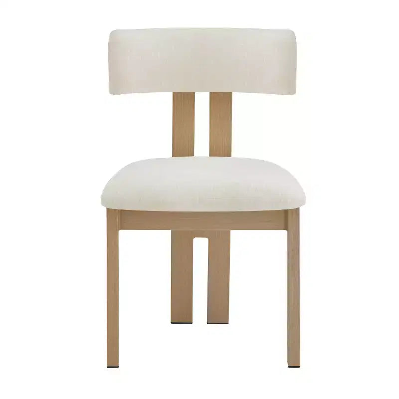 Christopher Knight Home Astura Iron Frame Upholstered Dining Chairs (Set of 2)