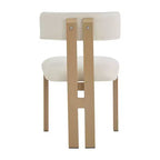 Christopher Knight Home Astura Iron Frame Upholstered Dining Chairs (Set of 2)