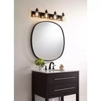 Specchio da parete Uttermost Webster 34 con cornice nera