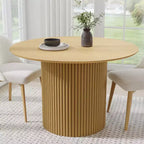 PexFix 46 Round Solid Wood Dining Table Kitchen Tables