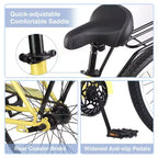 Steel Single Speed Bike 26 Inches, Steel Frame, Wide Wheels For Stability, Rear Pedal Brake, Multiple Colors Men'S Women'S Beach Cruiser Bike