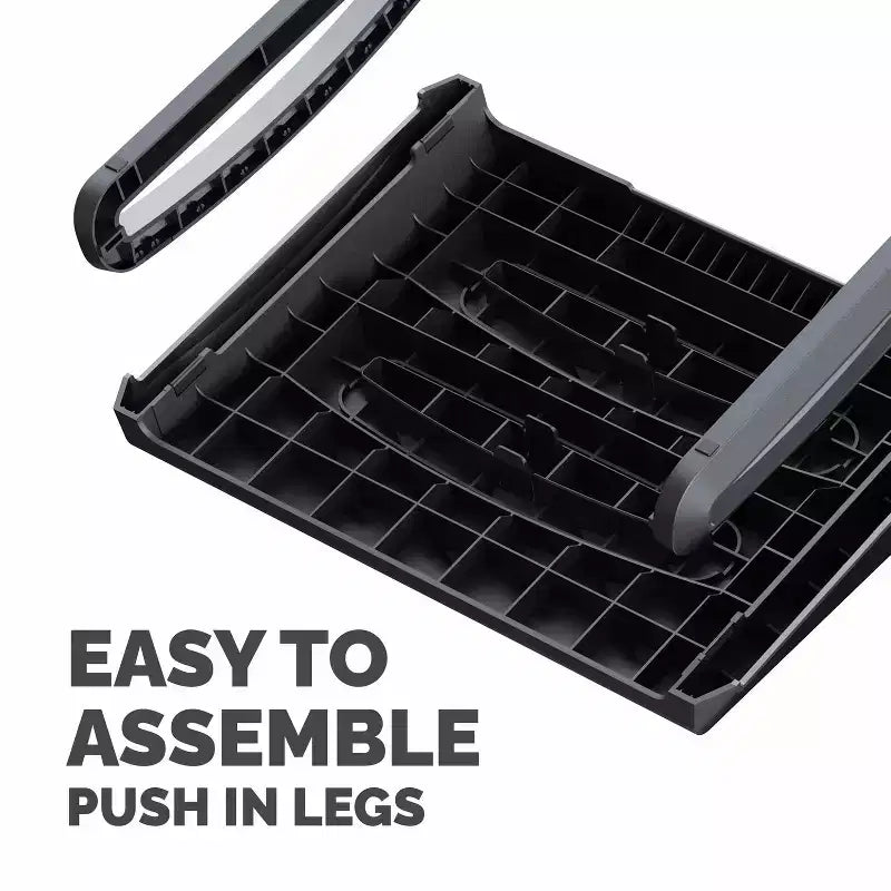 Fellowes Bretya Poggiapiedi Ergonomico, 100016562, Nero
