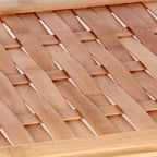 5 Tier Bamboo Shoe Rack, Lightweight Storage Shelf, Basket Weave for Better Airflow
