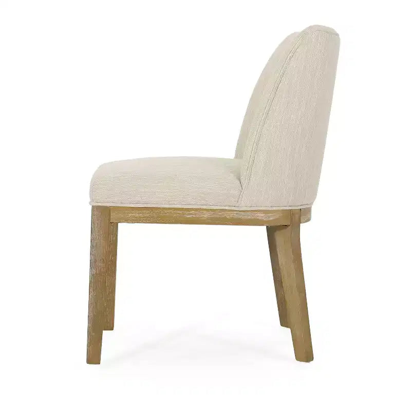 Christopher Knight Home Camas Contemporary Upholstered Wood Dining Chairs (Set of 2)