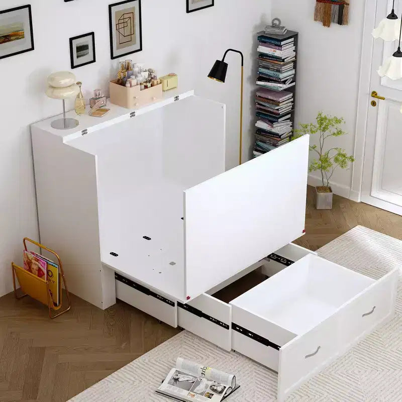 Famapy Letto a Scomparsa Murphy con Puleggia Inferiore Mobile con Presa Robusto e Durevole