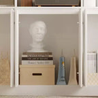 Famapy White Large - scale Bookcase: Rich Storage Space in a Minimalist Design