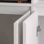 Famapy White Large - scale Bookcase: Rich Storage Space in a Minimalist Design