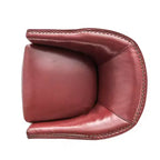 GDFStudio Hawthorne Poltrona Club Rivestita in Stile Contemporaneo con Borchie Decorative