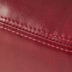GDFStudio Hawthorne Poltrona Club Rivestita in Stile Contemporaneo con Borchie Decorative