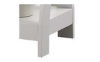 Kings Brand Furniture 3-Tier Wooden End Table with Shelves - Square Nightstand for Bedroom or Bookshelf