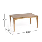 Christopher Knight Home Willow 5 Pieces Wood and Metal Upholstered Dining Set