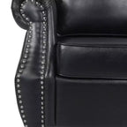 GDFStudio Dowd 36.50 Faux Leather Club Chair with Nailhead Trim