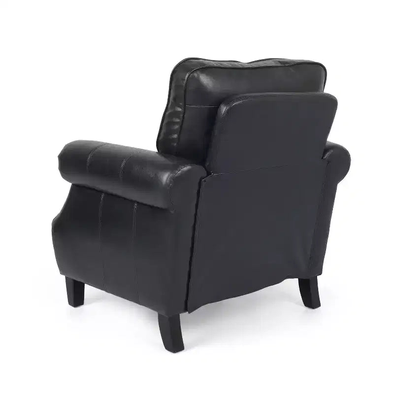 GDFStudio Dowd 36.50 Faux Leather Club Chair with Nailhead Trim