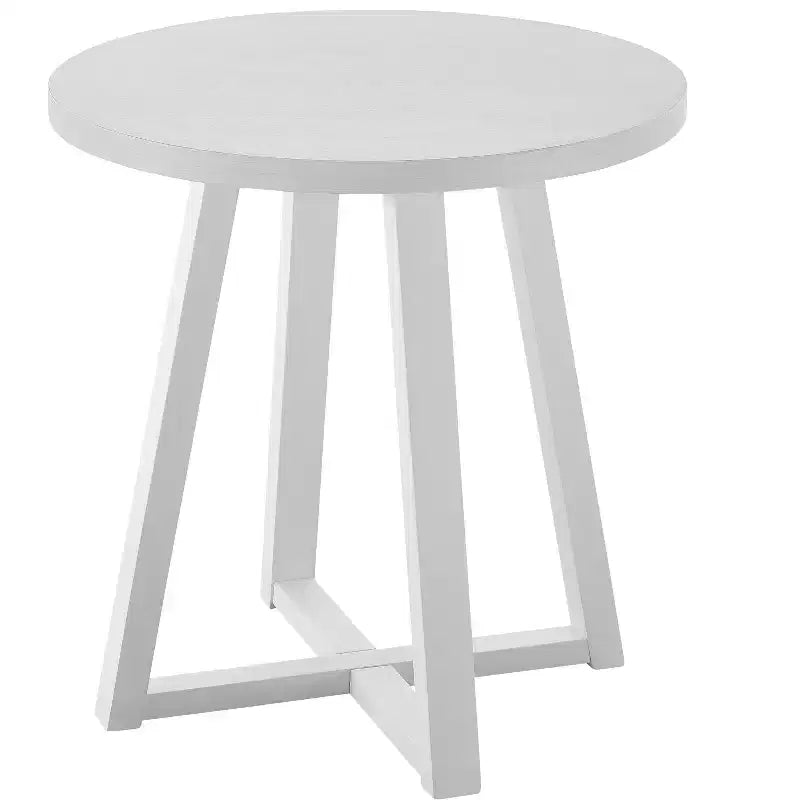 Tavolino rotondo in legno Modern Harmony di Roundhill Furniture