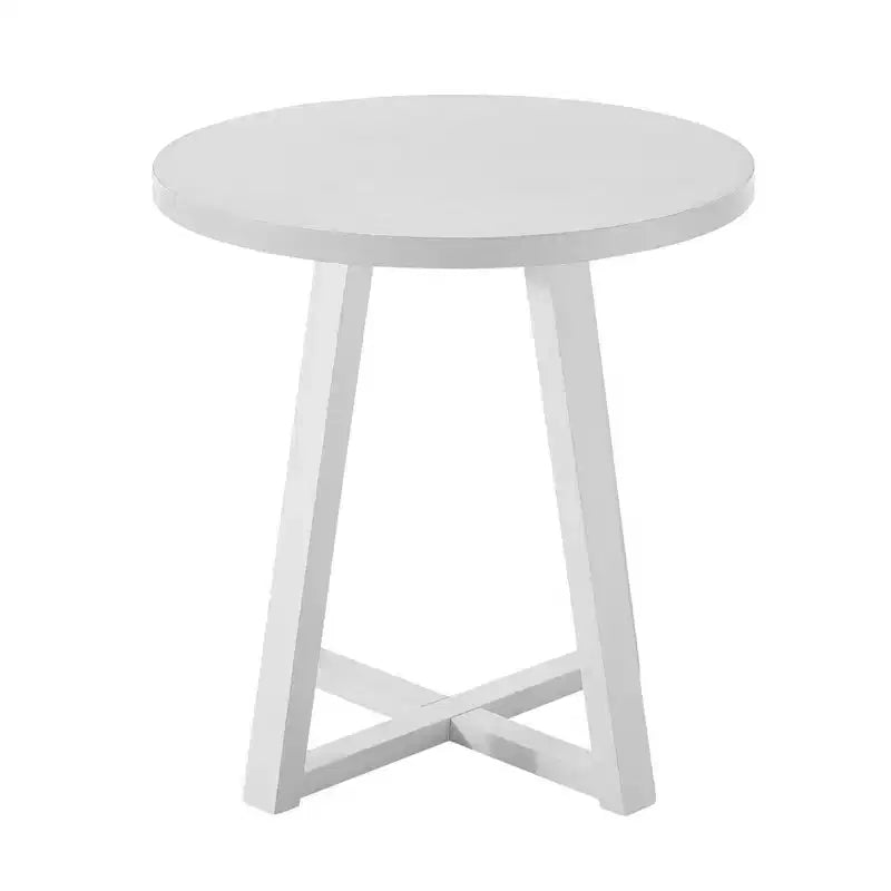 Tavolino rotondo in legno Modern Harmony di Roundhill Furniture