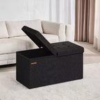 30 Storage Ottoman Bench, Ottoman with Storage, Ottoman Bench, Hold up to 660lb for Living Room