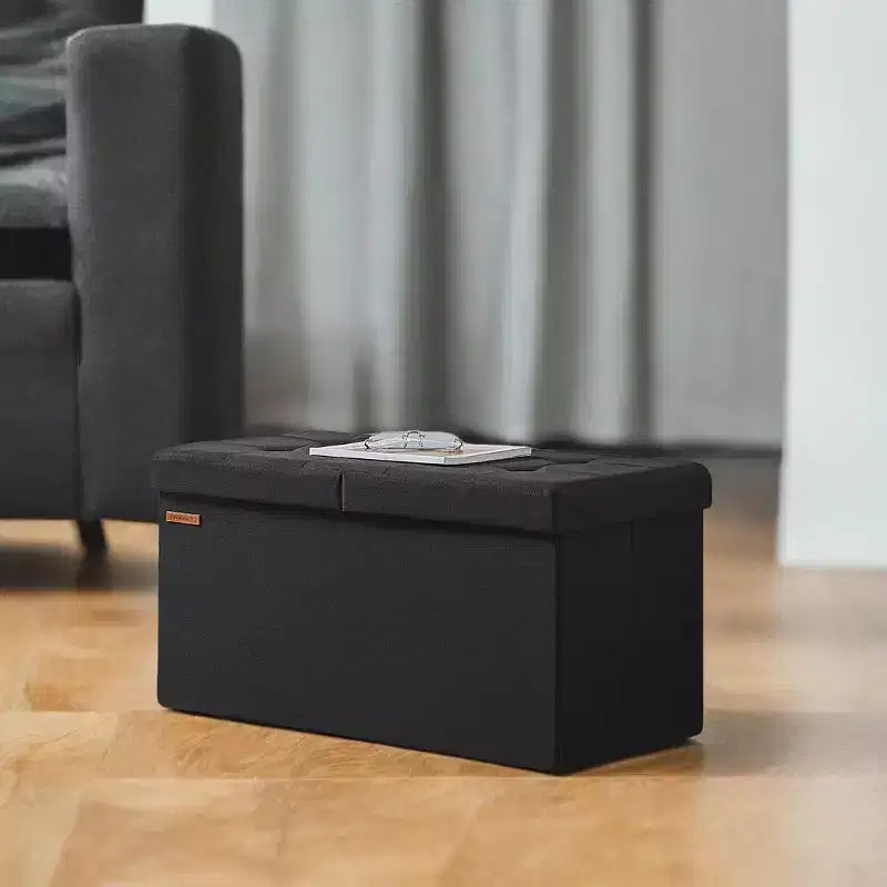 30 Storage Ottoman Bench, Ottoman with Storage, Ottoman Bench, Hold up to 660lb for Living Room