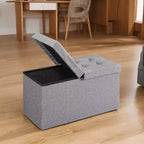 30 Storage Ottoman Bench, Ottoman with Storage, Ottoman Bench, Hold up to 660lb for Living Room