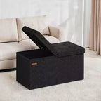 30 Storage Ottoman Bench, Ottoman with Storage, Ottoman Bench, Hold up to 660lb for Living Room