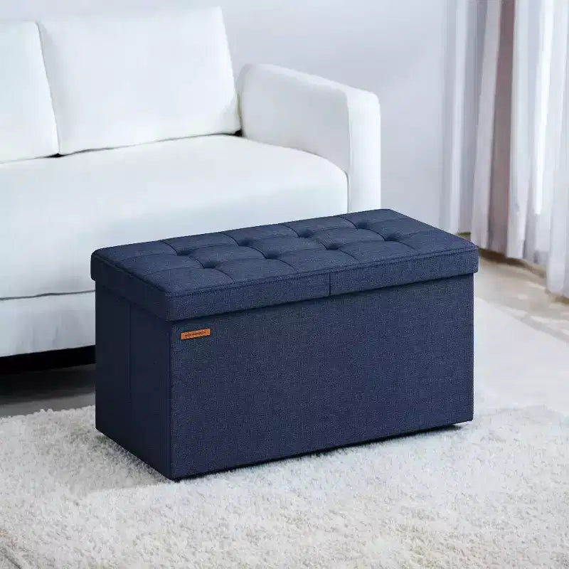 30 Storage Ottoman Bench, Ottoman with Storage, Ottoman Bench, Hold up to 660lb for Living Room