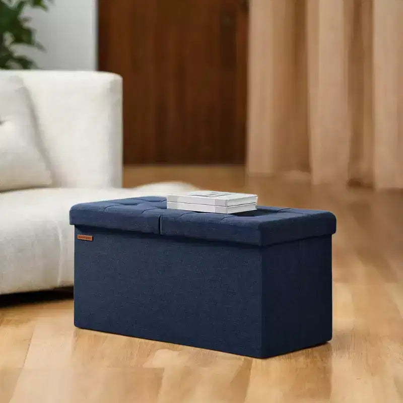 30 Storage Ottoman Bench, Ottoman with Storage, Ottoman Bench, Hold up to 660lb for Living Room