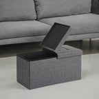 30 Storage Ottoman Bench, Ottoman with Storage, Ottoman Bench, Hold up to 660lb for Living Room