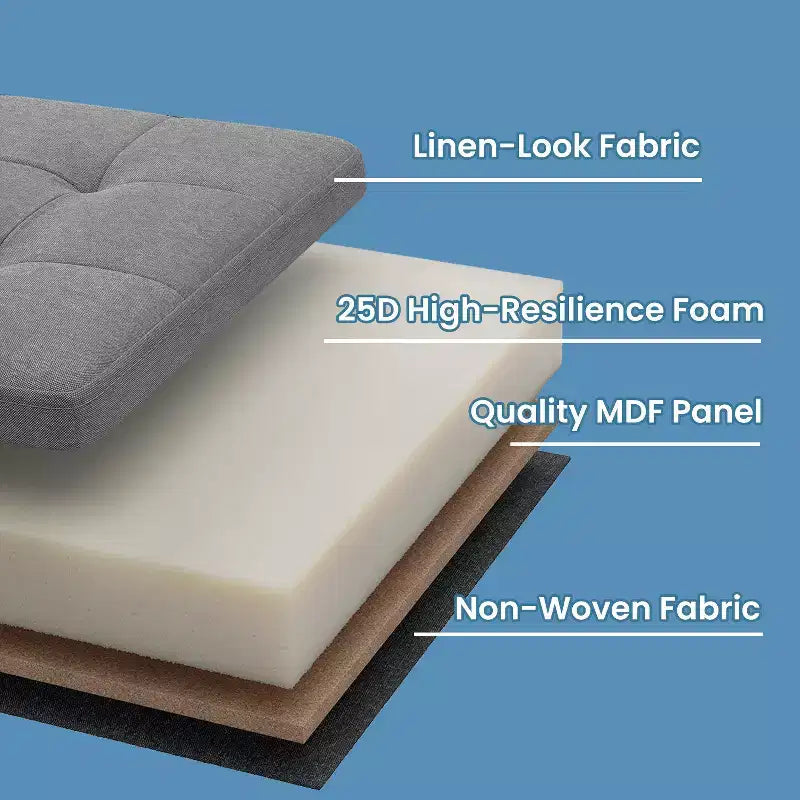 30 Storage Ottoman Bench, Ottoman with Storage, Ottoman Bench, Hold up to 660lb for Living Room