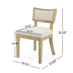 Christopher Knight Home Thomas Fabric Upholstered 5 Piece Expandable Oval Dining Set