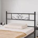 VECELO Twin/Full/Queen/King Size Bed Frame with Headboard&Footboard, Metal Bed Platform, Black