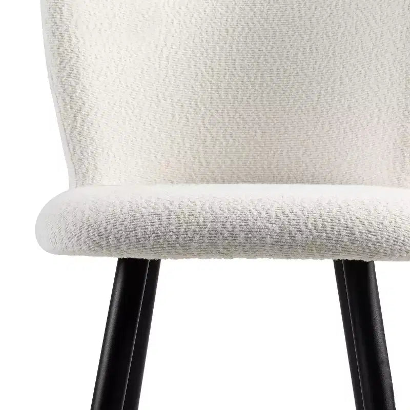 Christopher Knight Home Aveline 30'' Modern Upholstered Bar Stools with Gold-Tipped Metal Legs (Set of 2)