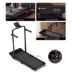DeerRun A6 Plus 2026 New 2-in-1 Folding Treadmill with 5% Incline, Bluetooth & Remote Control