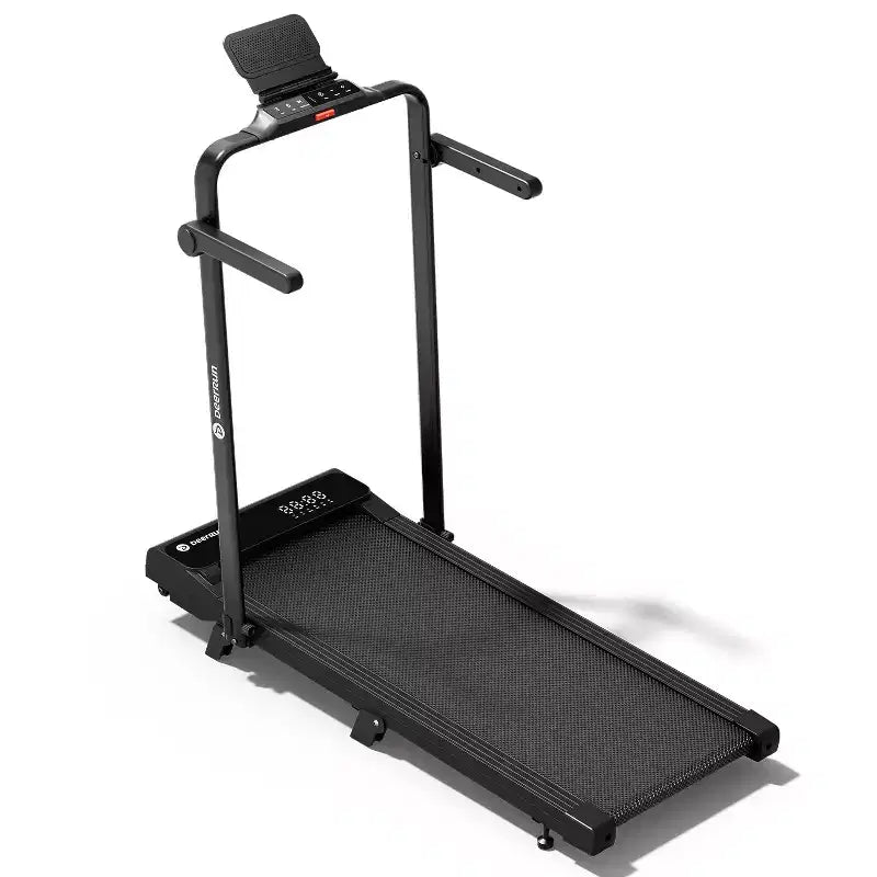 DeerRun A6 Plus 2026 New 2-in-1 Folding Treadmill with 5% Incline, Bluetooth & Remote Control