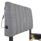 Twin Trundle Upholstered Platform Bed - Space-Saving Design