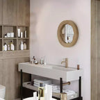 Modern Decorative Round Hanging Wall Mirror Elegant and Contemporary Design