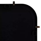 Specchio da parete Uttermost Radius 24 x 38 nero con bordo arrotondato