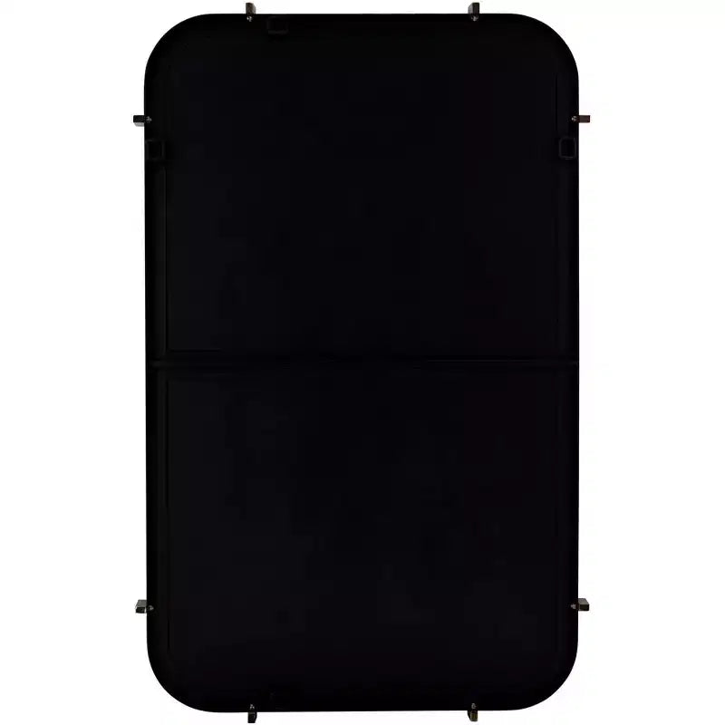 Specchio da parete Uttermost Radius 24 x 38 nero con bordo arrotondato