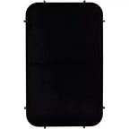 Specchio da parete Uttermost Radius 24 x 38 nero con bordo arrotondato