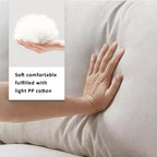 GDFStudio Bruce Divano Sezionale a L in Tessuto 101 con Pouf Ottomano