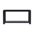 Distinctive Features of a Minimalist Console Table with Bottom Shelf and Four Legs, Suitable for Entryway, Hallway, Living Room, Foyer, Corridor