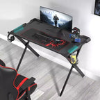 43x23 Gaming Desk with X-shaped Legs