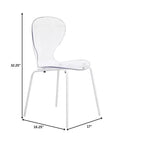 LeisureMod Bristol Set Sala da Pranzo 5 Pezzi Tavolo Rotondo, 4 Sedie da Pranzo in Plastica Gambe Bianche