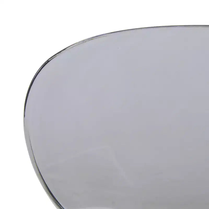 LeisureMod Bristol Set Sala da Pranzo 5 Pezzi Tavolo Rotondo, 4 Sedie da Pranzo in Plastica Gambe Bianche