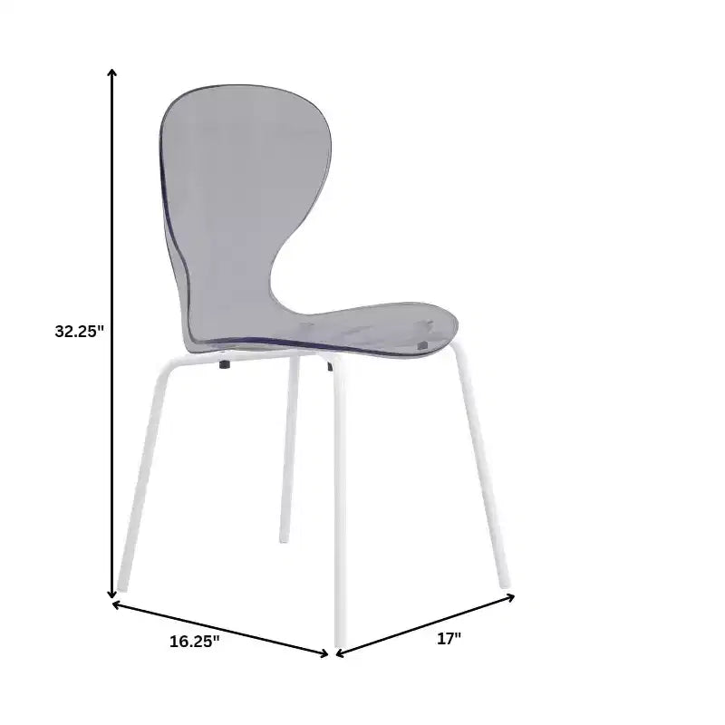 LeisureMod Bristol Set Sala da Pranzo 5 Pezzi Tavolo Rotondo, 4 Sedie da Pranzo in Plastica Gambe Bianche