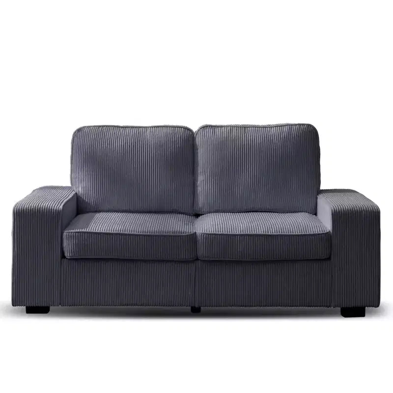 Mjkone 71 Loveseat Sofa Couch, Corduroy Couch for Small Spaces
