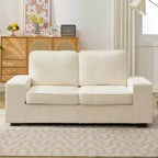 Mjkone 71 Loveseat Sofa Couch, Corduroy Couch for Small Spaces