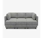 Belffin Modular Terry Sleeper Sofa with Storage Seat (9 Seats + 7 Sides)