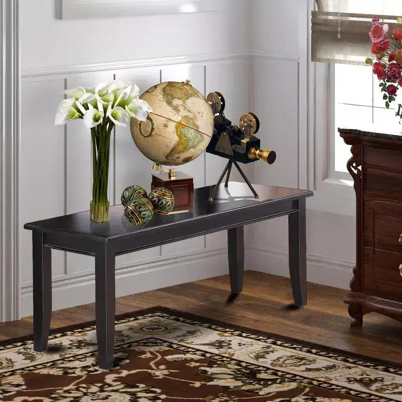 HomeStock Dining Bench with Wooden Seat