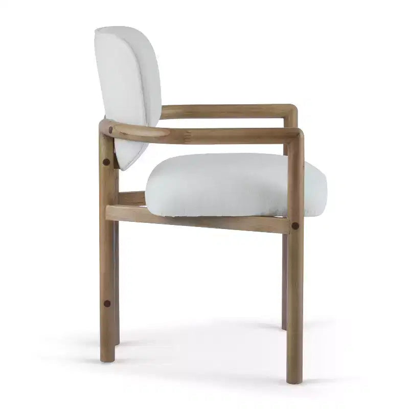 Christopher Knight Home Edge Modern Rubberwood Upholstered Dining Chairs (Set of 2)